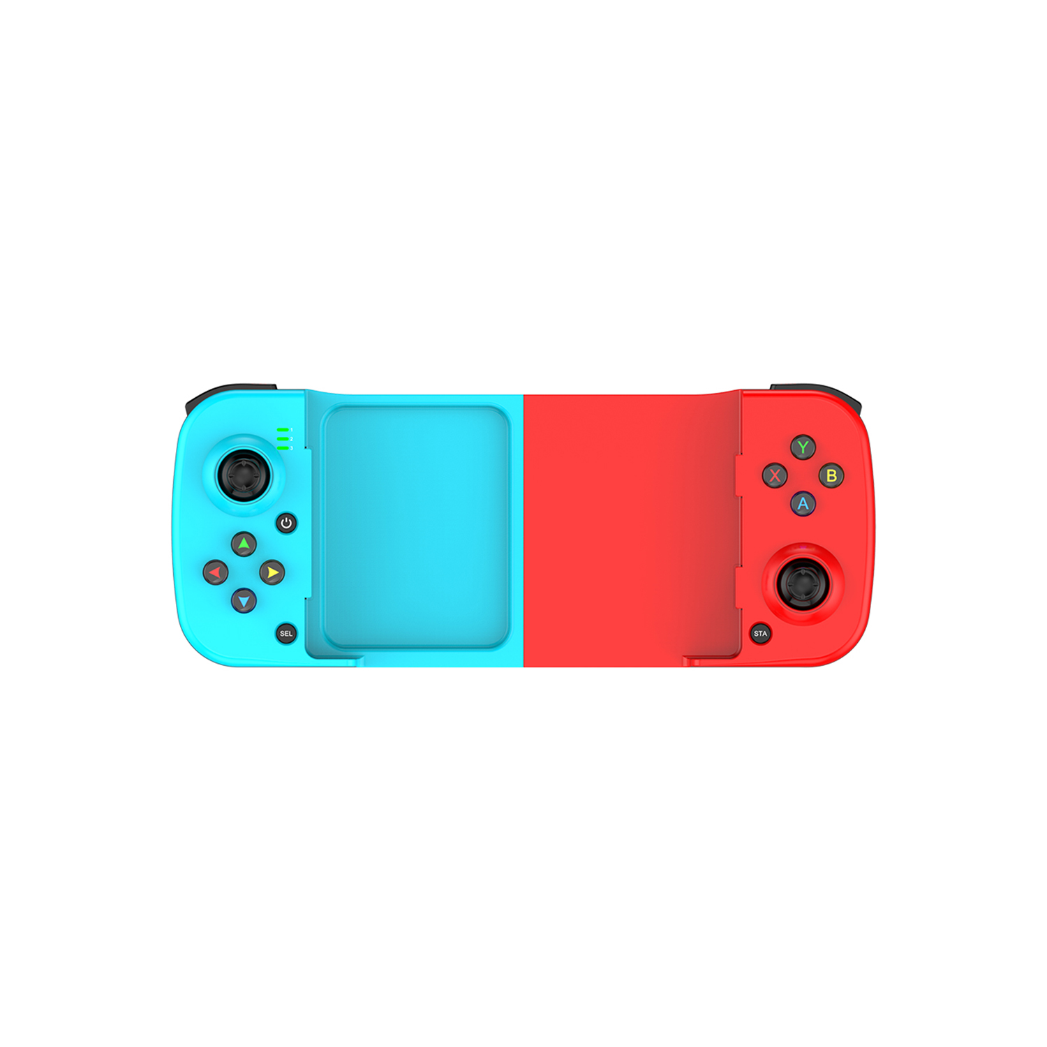 Winex Android İos HarmonyOs Switch AndroidTV Windows Akıllı Bluetooth Teleskopik Gamepad Joystick Kırmızı-Mavi D3